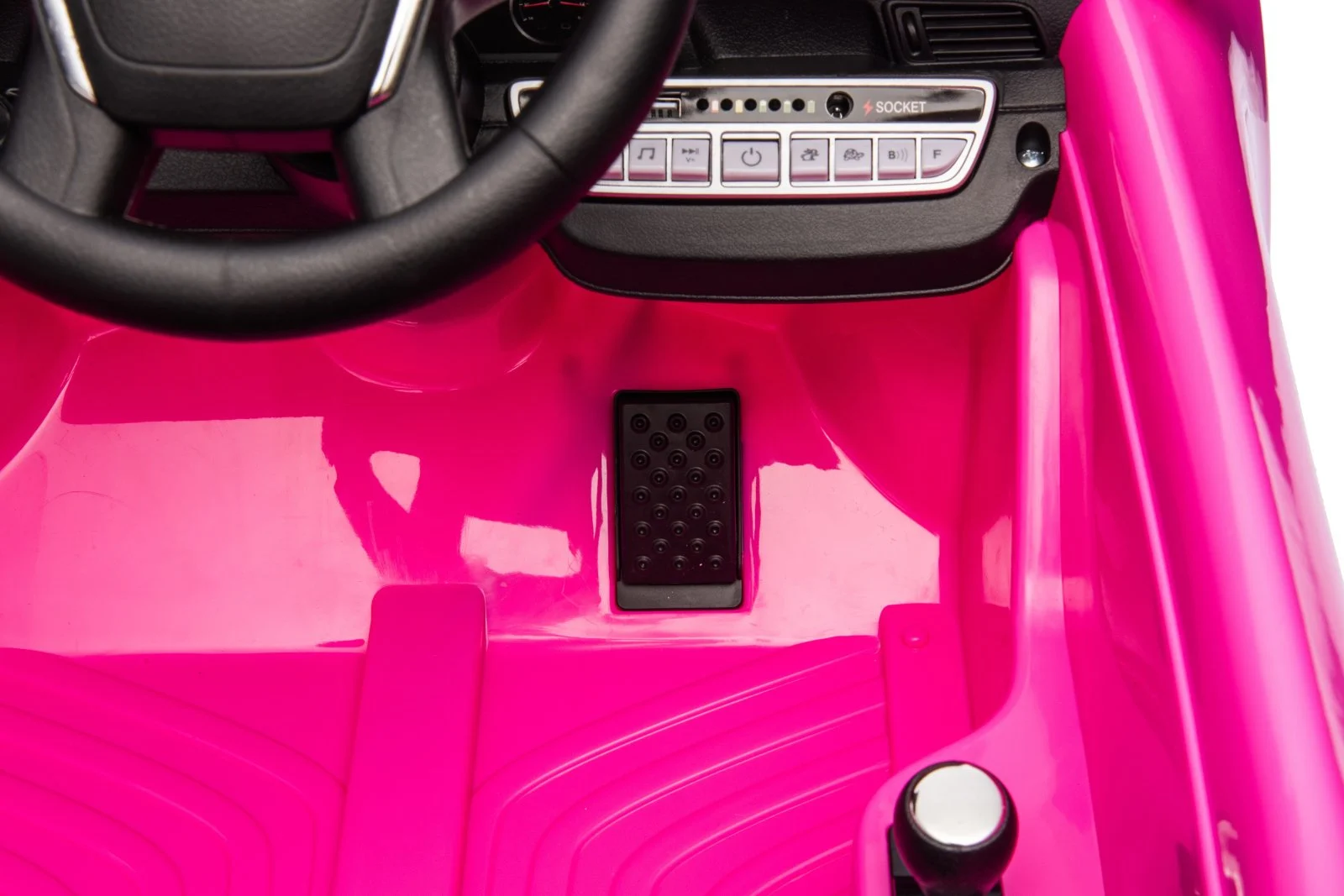 Masinuta electrica copii 2-5 ani, RUF CTR 3 70W 12V, premium, roz [5]