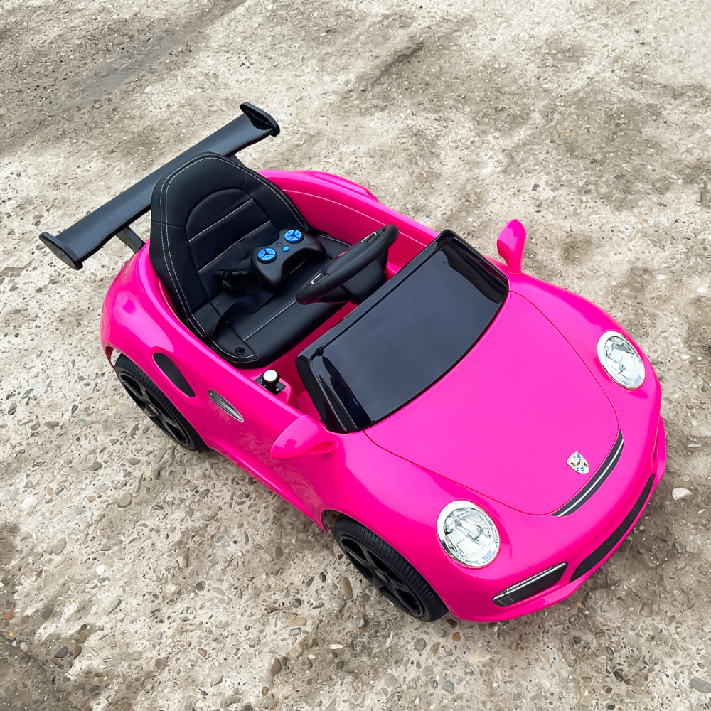 Electric Ride-On Car for Kids 2–5 Years – RUF CTR 3, 70W, 12V, Premium, pink [15]