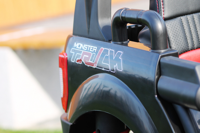 Masinuta electrica copii 3-7 ani MONSTER TRUCK 4x4 PREMIUM 180W #Negru [14]