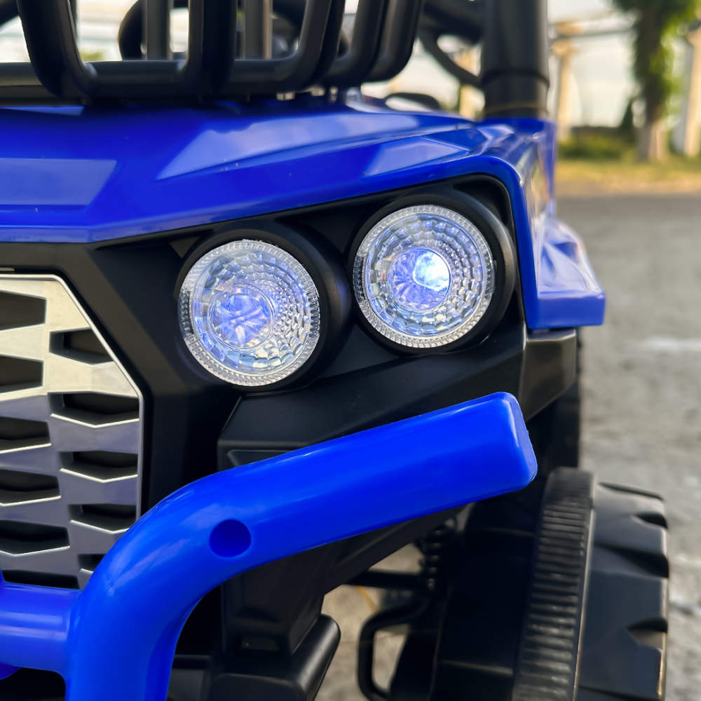 Ride-on car for children, 4x4, Cape-X, 100W, 12V, comfortable ecological leather seat, blue [16]