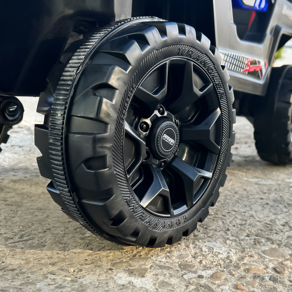 Ride-on car for children, 4x4, Cape-X, 100W, 12V, comfortable ecological leather seat, blue [15]