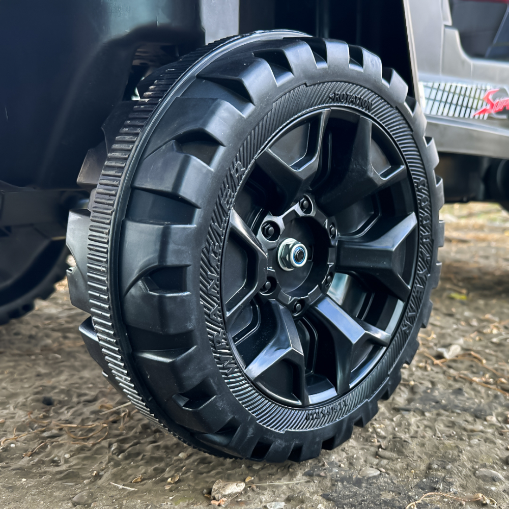 Masinuta electrica copii, 4x4, CAPE-X, 100W, 12V, scaun tapitat, roz [13]