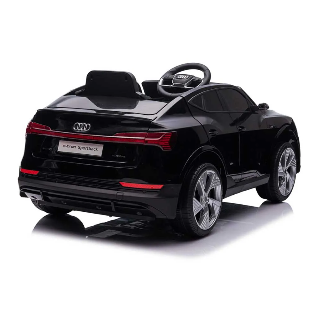 Licensed ride on car for children Audi E-tron Sportback, 4x4, 12V 140W, black [3]