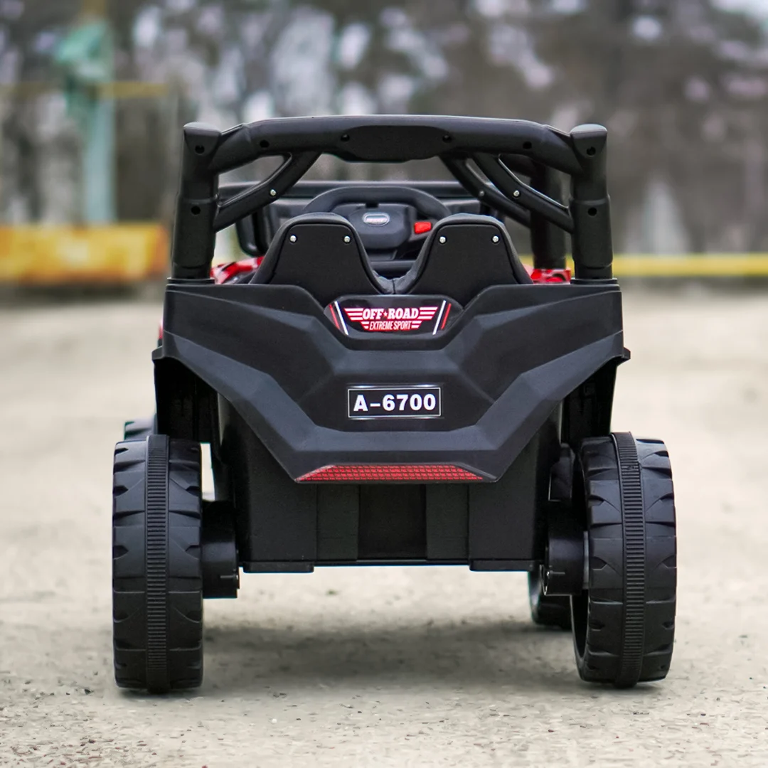 Electric Ride-On Car for Kids CAPE-X 4x4, 100W, 12V, Upholstered Seat, red Spider [6]