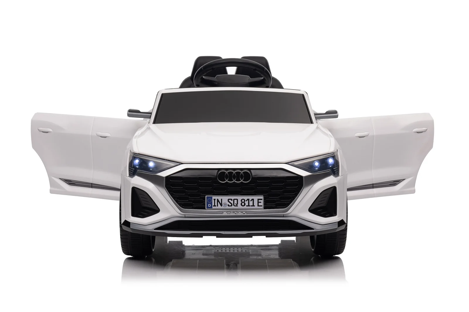 Licensed electric ride-on car for children Audi SQ8, remote control included, 70W, 12V, standard, white [3]
