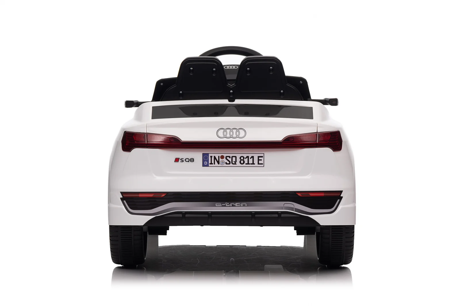 Licensed electric ride-on car for children Audi SQ8, remote control included, 70W, 12V, standard, white [9]