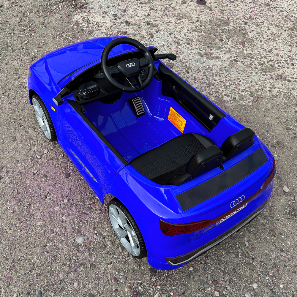 Licensed electric ride-on car for children Audi SQ8, remote control included, 70W, 12V, standard, blue [6]