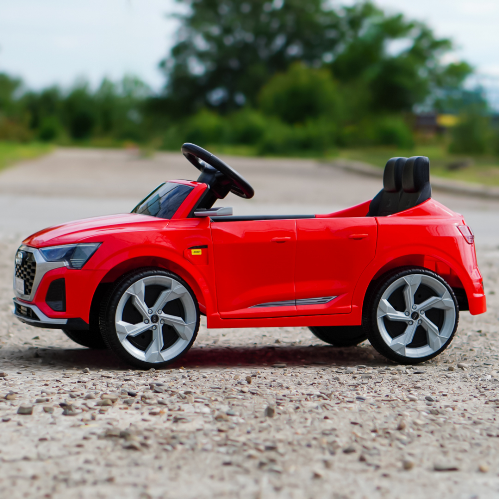 Licensed electric ride-on car for children Audi SQ8, remote control included, 70W, 12V, standard, red [9]