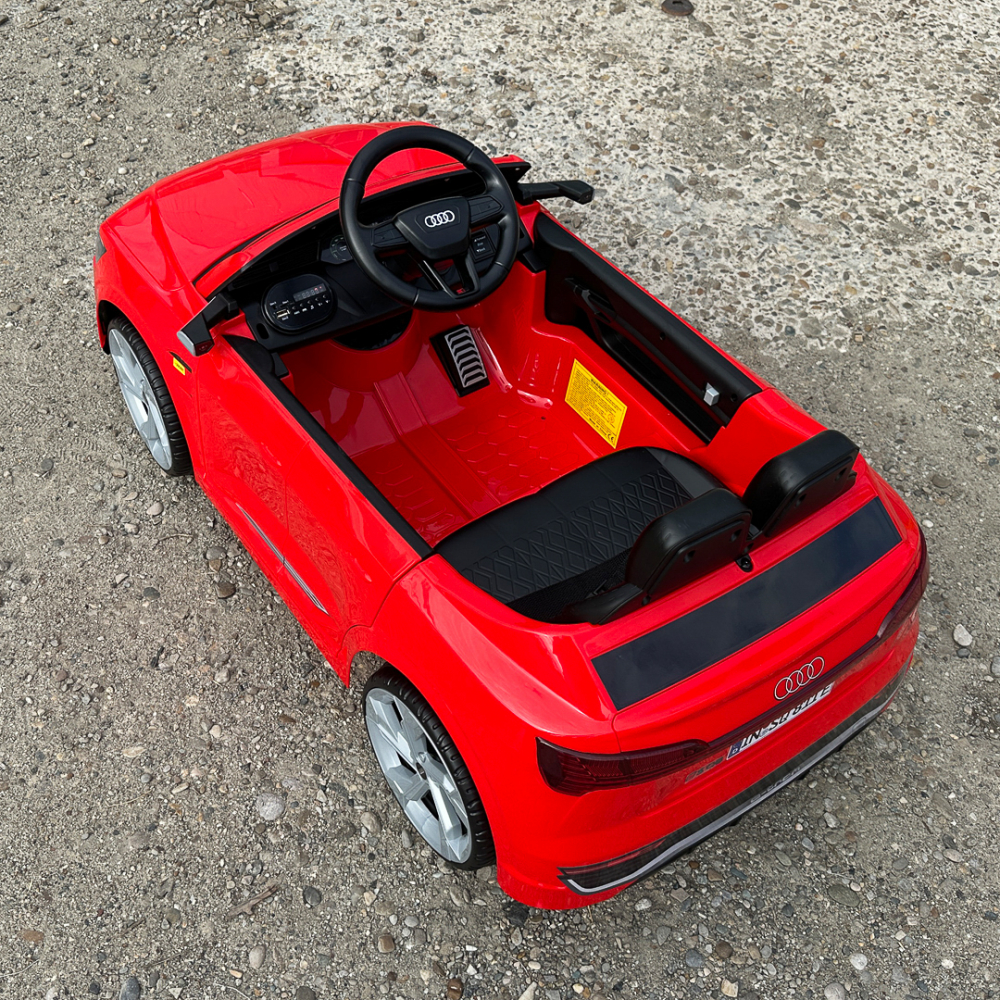 Licensed electric ride-on car for children Audi SQ8, remote control included, 70W, 12V, standard, red [12]