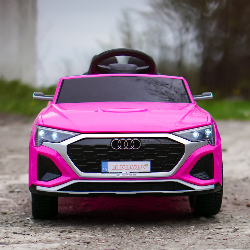 Masinuta electrica copii cu licenta Audi SQ8, telecomanda, 70W, 12V, standard, roz [3]