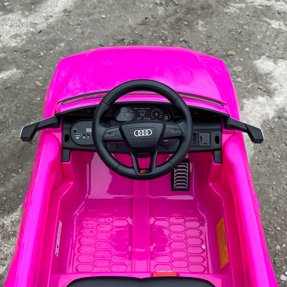 Masinuta electrica copii cu licenta Audi SQ8, telecomanda, 70W, 12V, standard, roz [12]
