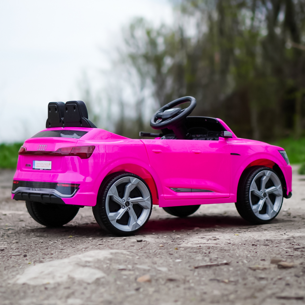 Masinuta electrica copii cu licenta Audi SQ8, telecomanda, 70W, 12V, standard, roz [8]
