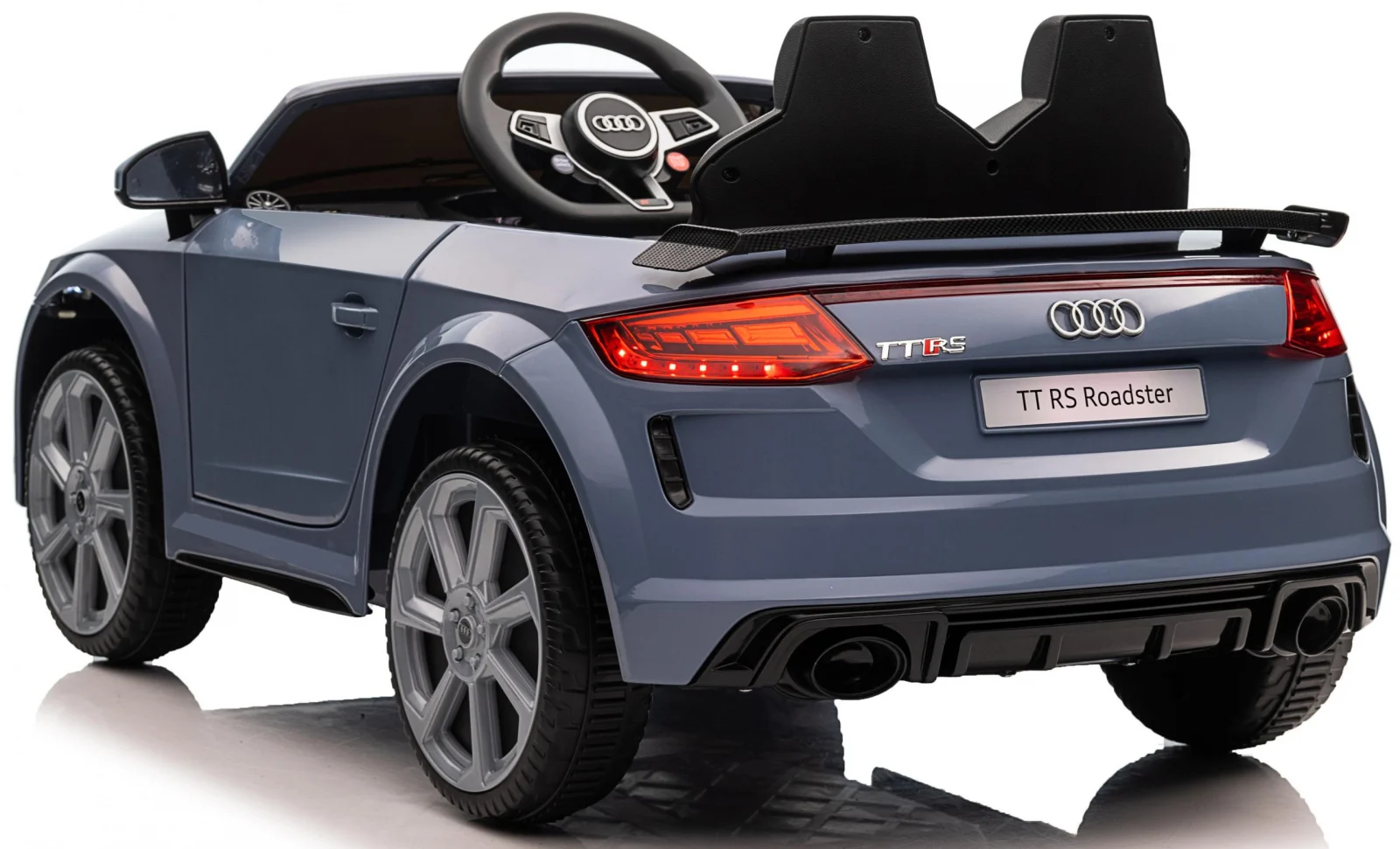 Masinuta electrica copii cu licenta Audi TTRS Roadster, 70W 12V, echipare standard, albastru cenusiu [21]