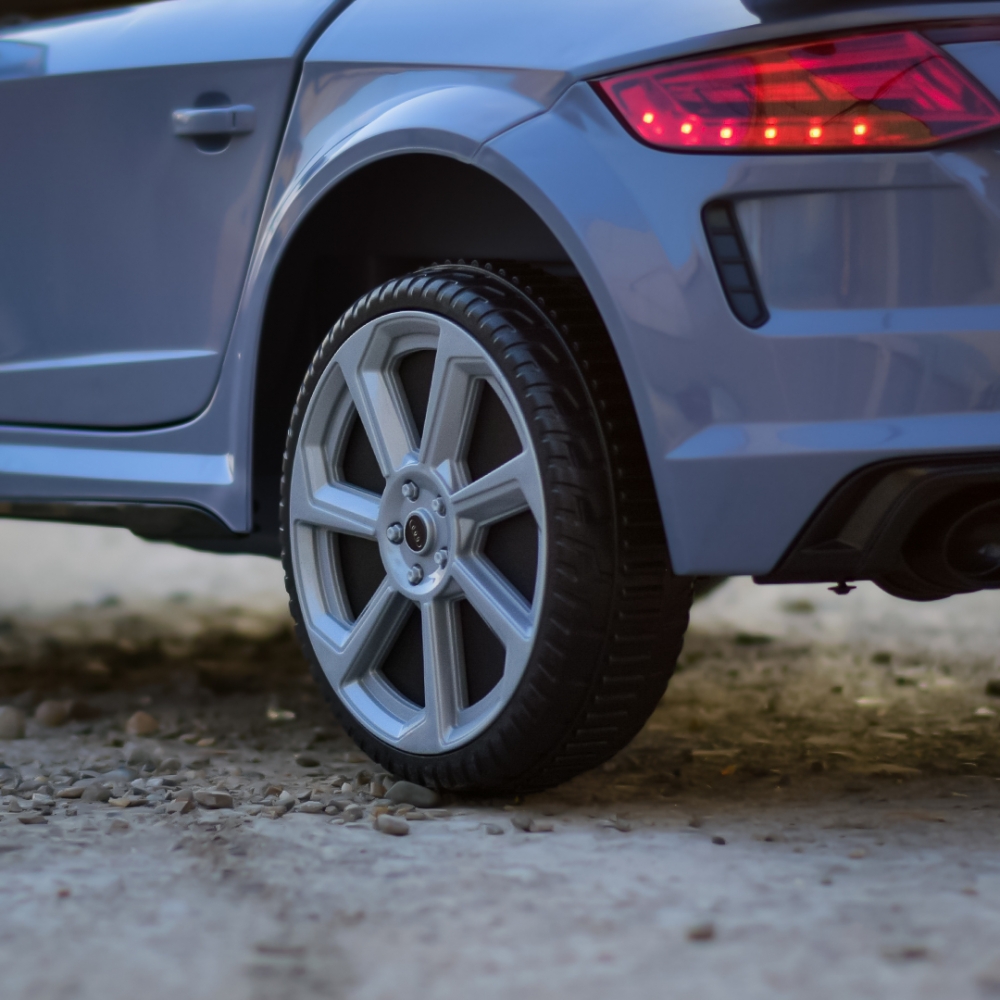 Masinuta electrica copii cu licenta Audi TTRS Roadster, 70W 12V, echipare standard, albastru cenusiu [12]