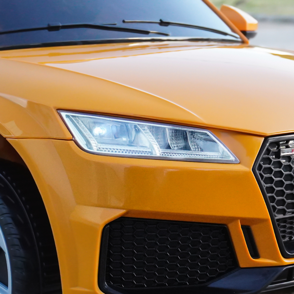 Licensed electric ride-on car Audi TTRS Roadster, 70W 12V, standard, yellow [13]