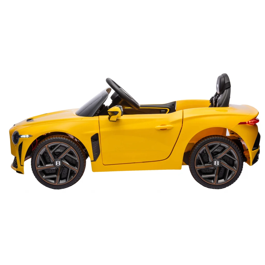 Lincesed ride-on car for children Bentley Bacalar, 4x4, 120W, 12V, Premium, yellow [29]