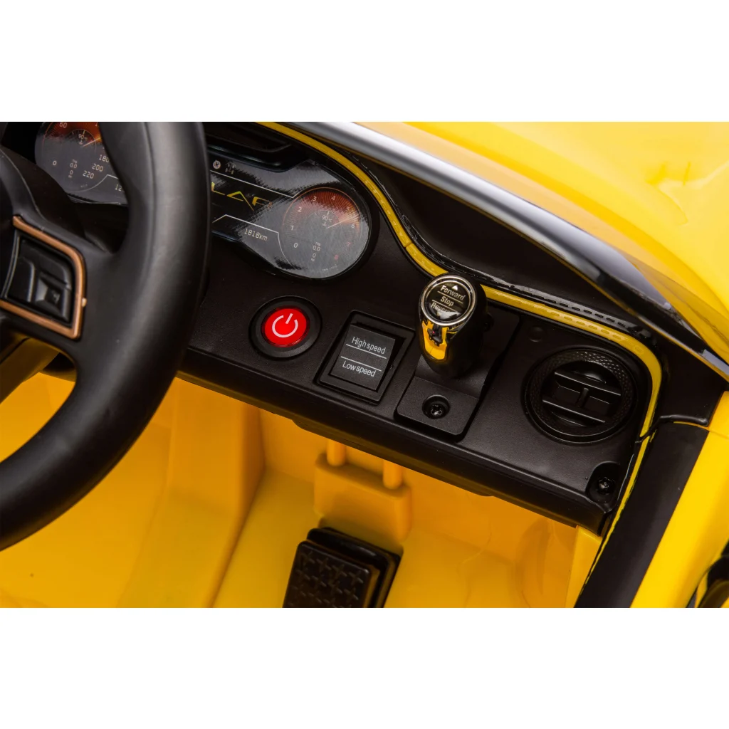 Lincesed ride-on car for children Bentley Bacalar, 4x4, 120W, 12V, Premium, yellow [22]