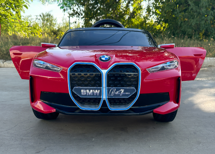 Licensed ride-on car for children BMW I4, bluetooth, 70W, 12V, Premium, red [4]