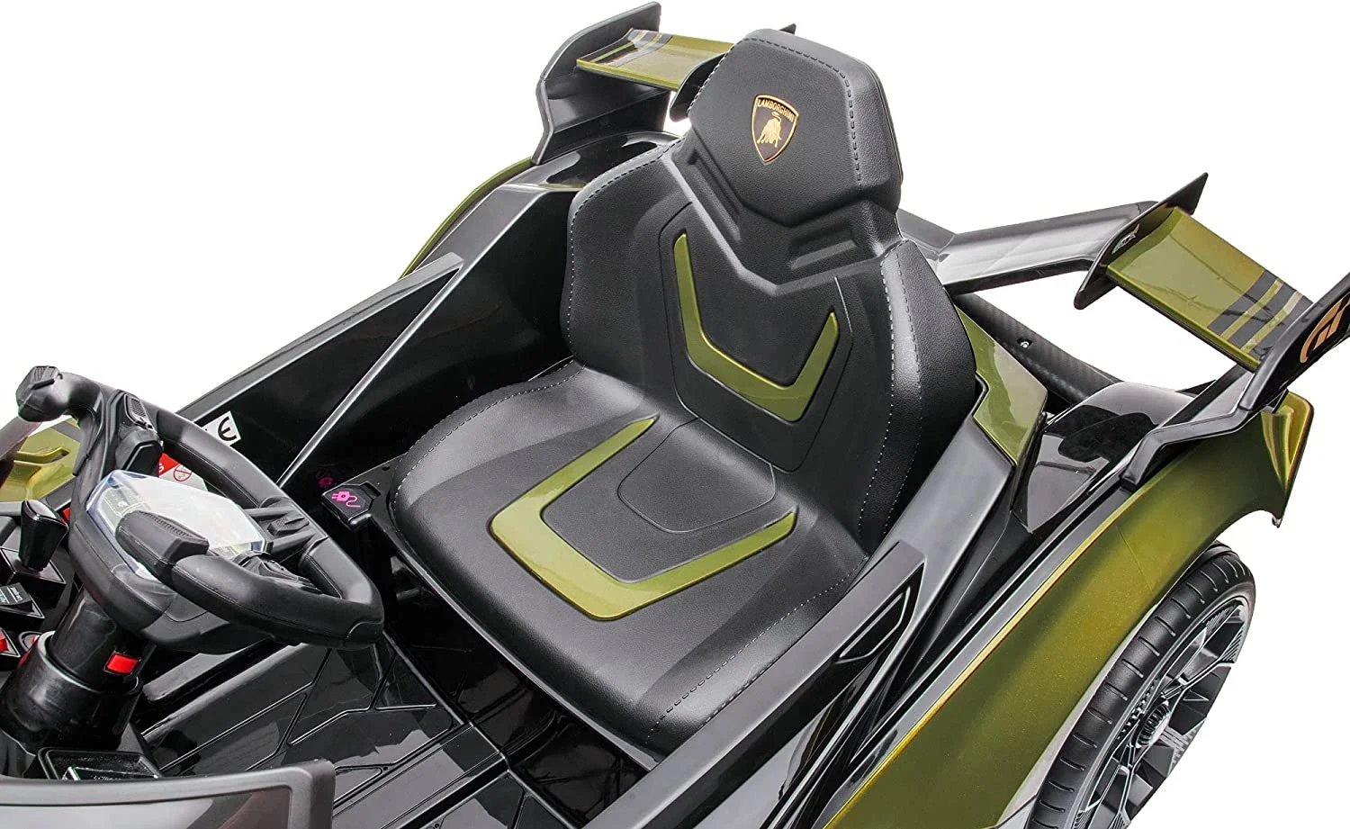 Licensed electric ride-on car for children, Lamborghini Lambo12 Vision, 4x4, 140W, premium, green [4]