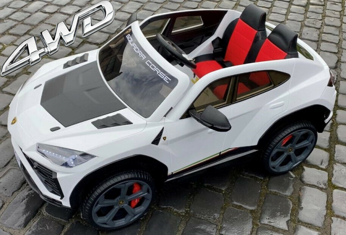 Masinuta electrica copii Lamborghini Urus ST-X 4x4 180W 12V PREMIUM, alba [11]