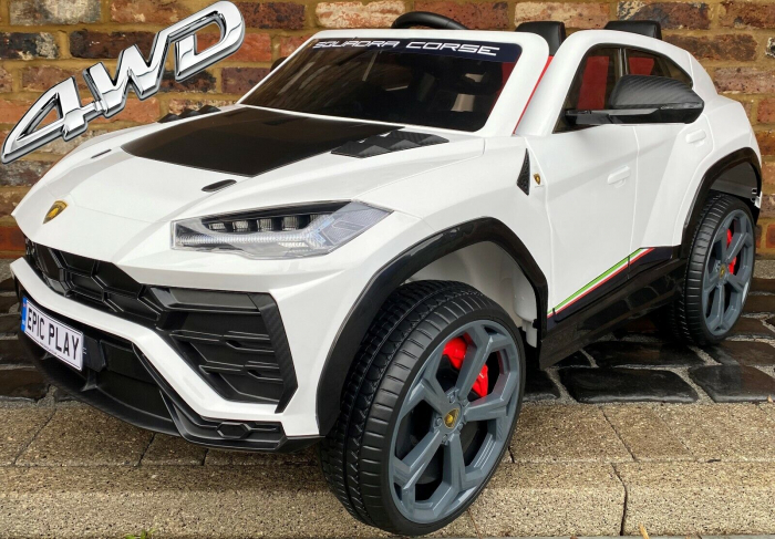 Masinuta electrica copii Lamborghini Urus ST-X 4x4 180W 12V PREMIUM, alba [2]