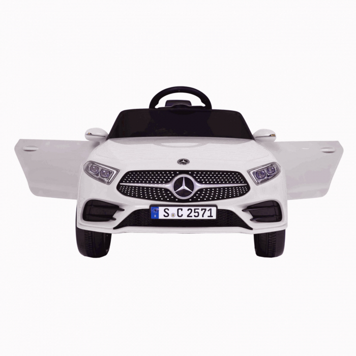 Children's licensed ride on car Mercedes CLS350, 50W, 12V, PREMIUM, white [7]