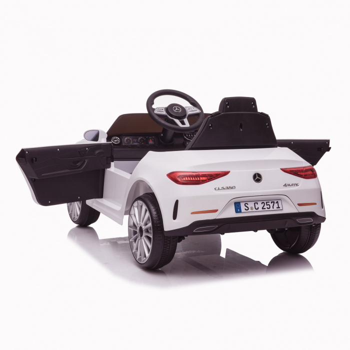 Children's licensed ride on car Mercedes CLS350, 50W, 12V, PREMIUM, white [14]