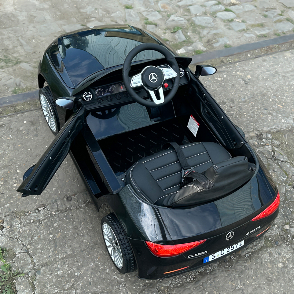 Children's licensed ride on car Mercedes CLS350, 50W, 12V, PREMIUM, black [14]