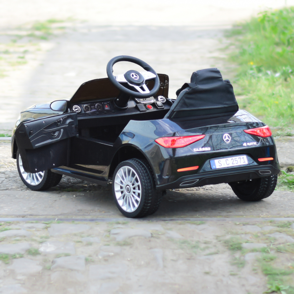 Children's licensed ride on car Mercedes CLS350, 50W, 12V, PREMIUM, black [11]