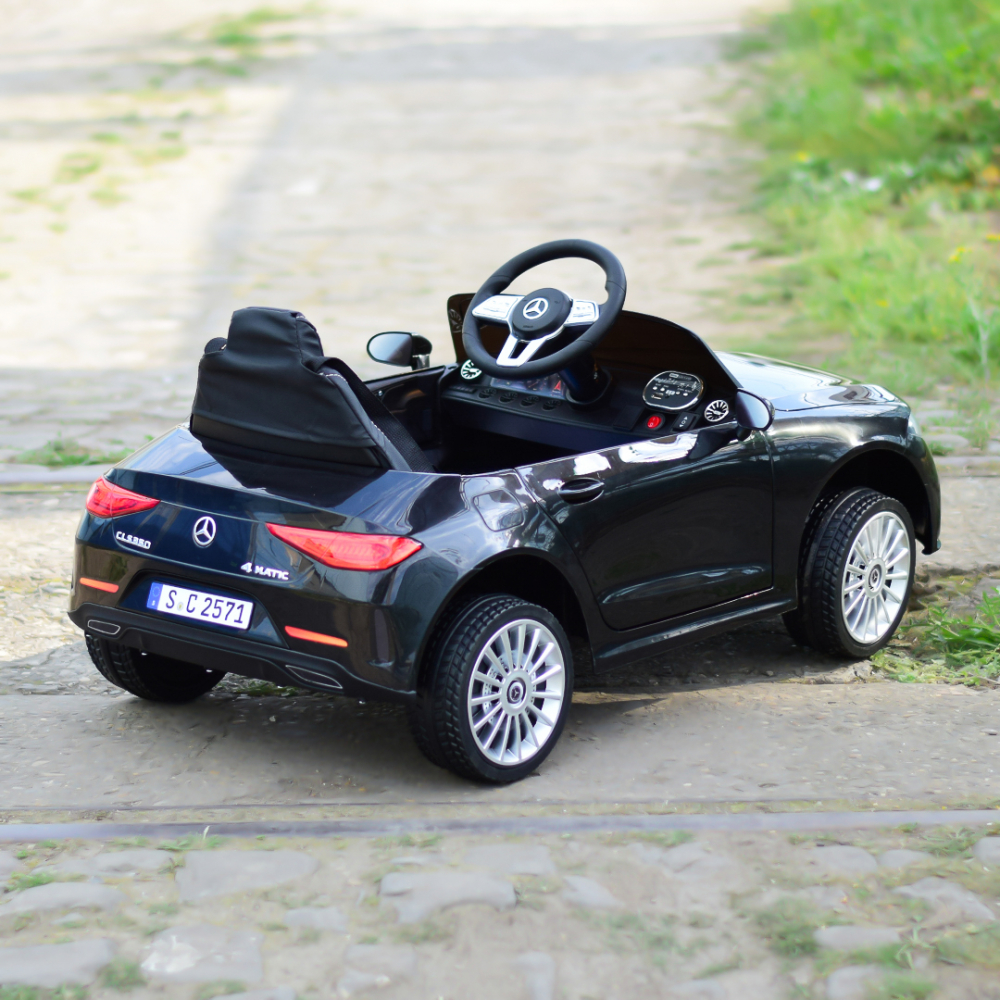 Children's licensed ride on car Mercedes CLS350, 50W, 12V, PREMIUM, black [8]