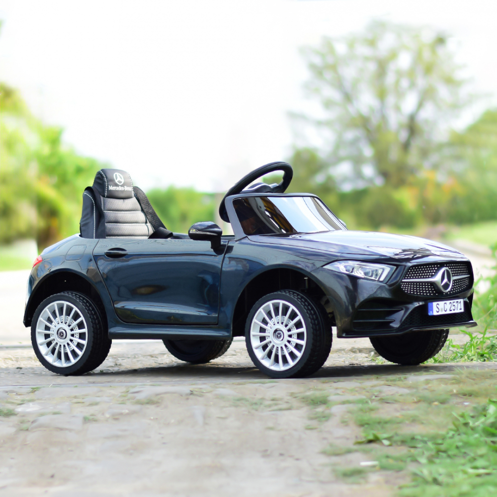 Children's licensed ride on car Mercedes CLS350, 50W, 12V, PREMIUM, black [6]