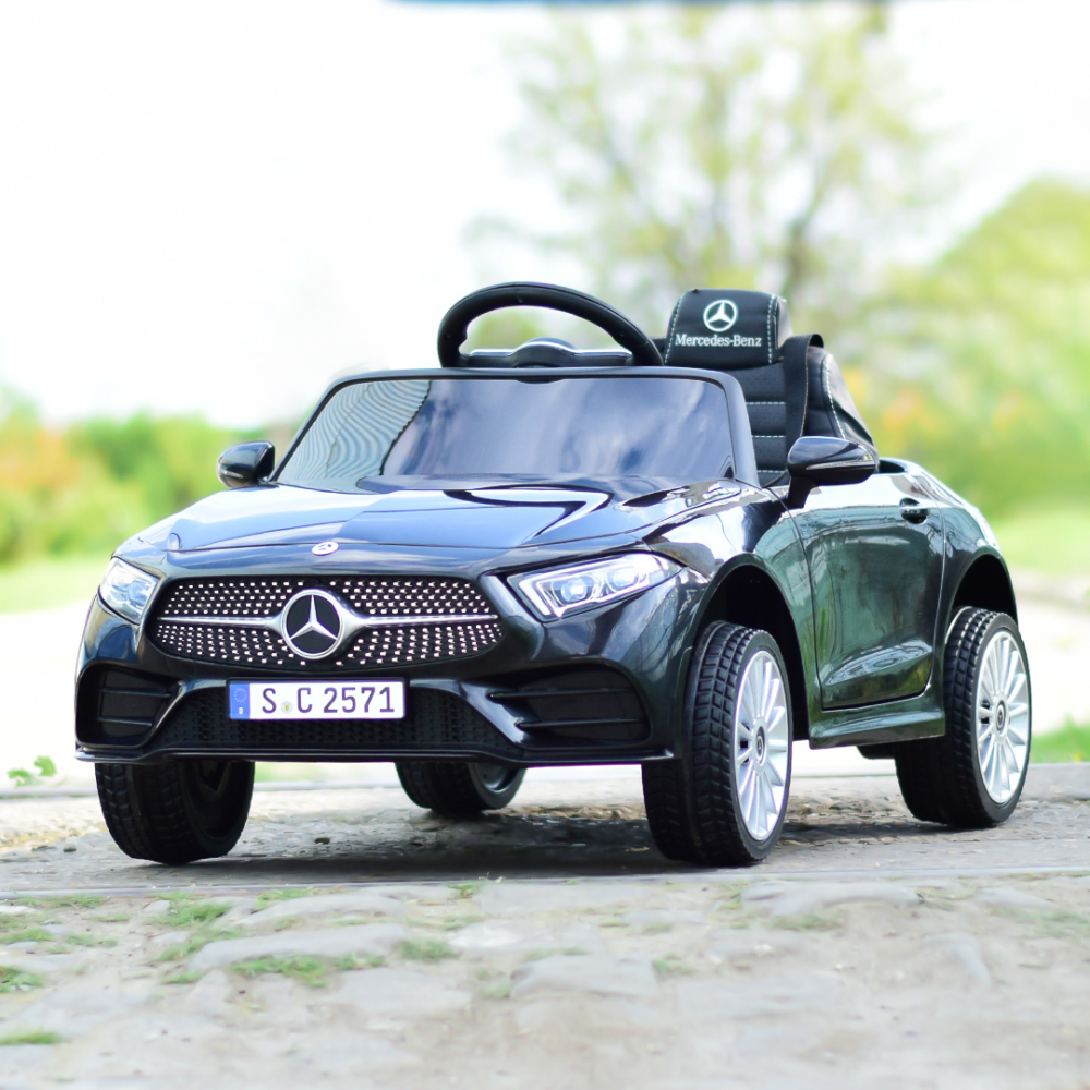 Children's licensed ride on car Mercedes CLS350, 50W, 12V, PREMIUM, black [4]