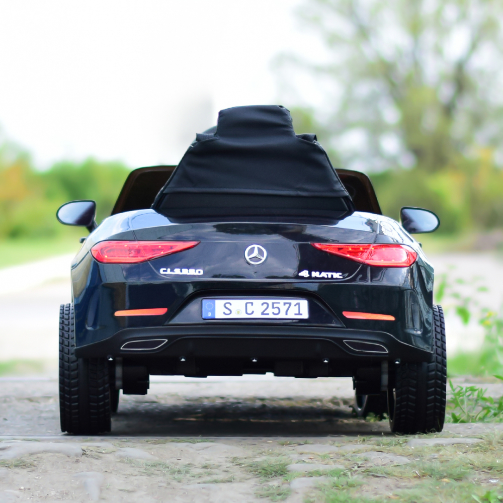 Children's licensed ride on car Mercedes CLS350, 50W, 12V, PREMIUM, black [9]