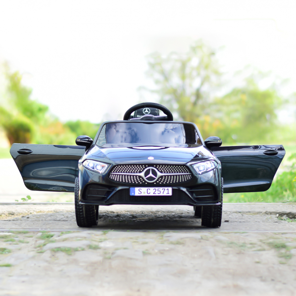 Children's licensed ride on car Mercedes CLS350, 50W, 12V, PREMIUM, black [5]