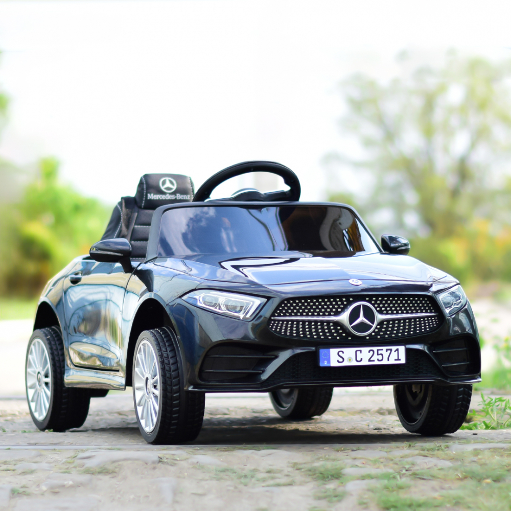 Children's licensed ride on car Mercedes CLS350, 50W, 12V, PREMIUM, black [2]