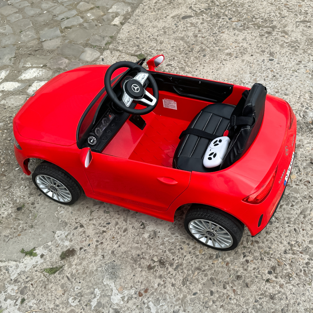 Children's licensed ride on car Mercedes CLS350, 50W, 12V, PREMIUM, red [14]