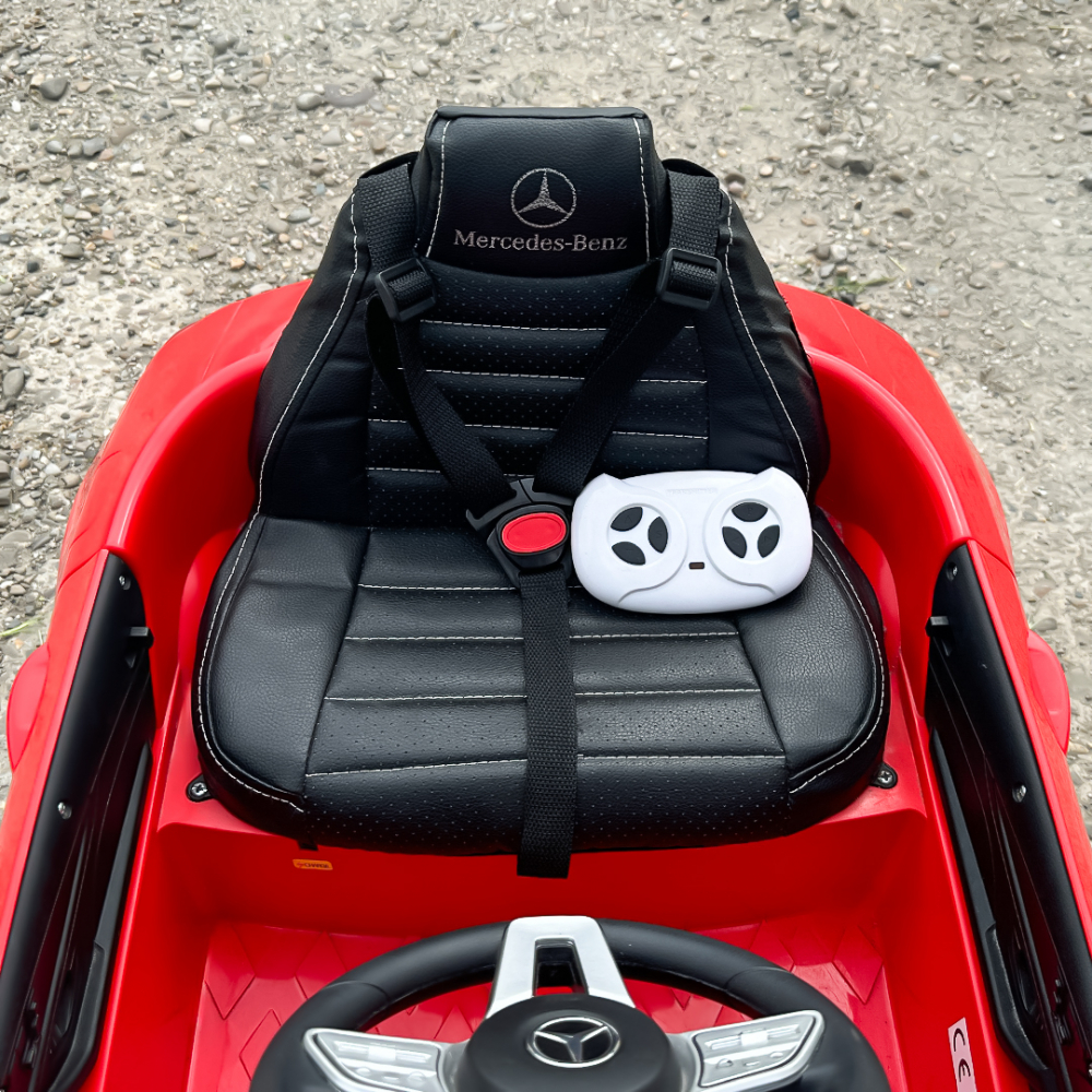 Children's licensed ride on car Mercedes CLS350, 50W, 12V, PREMIUM, red [12]
