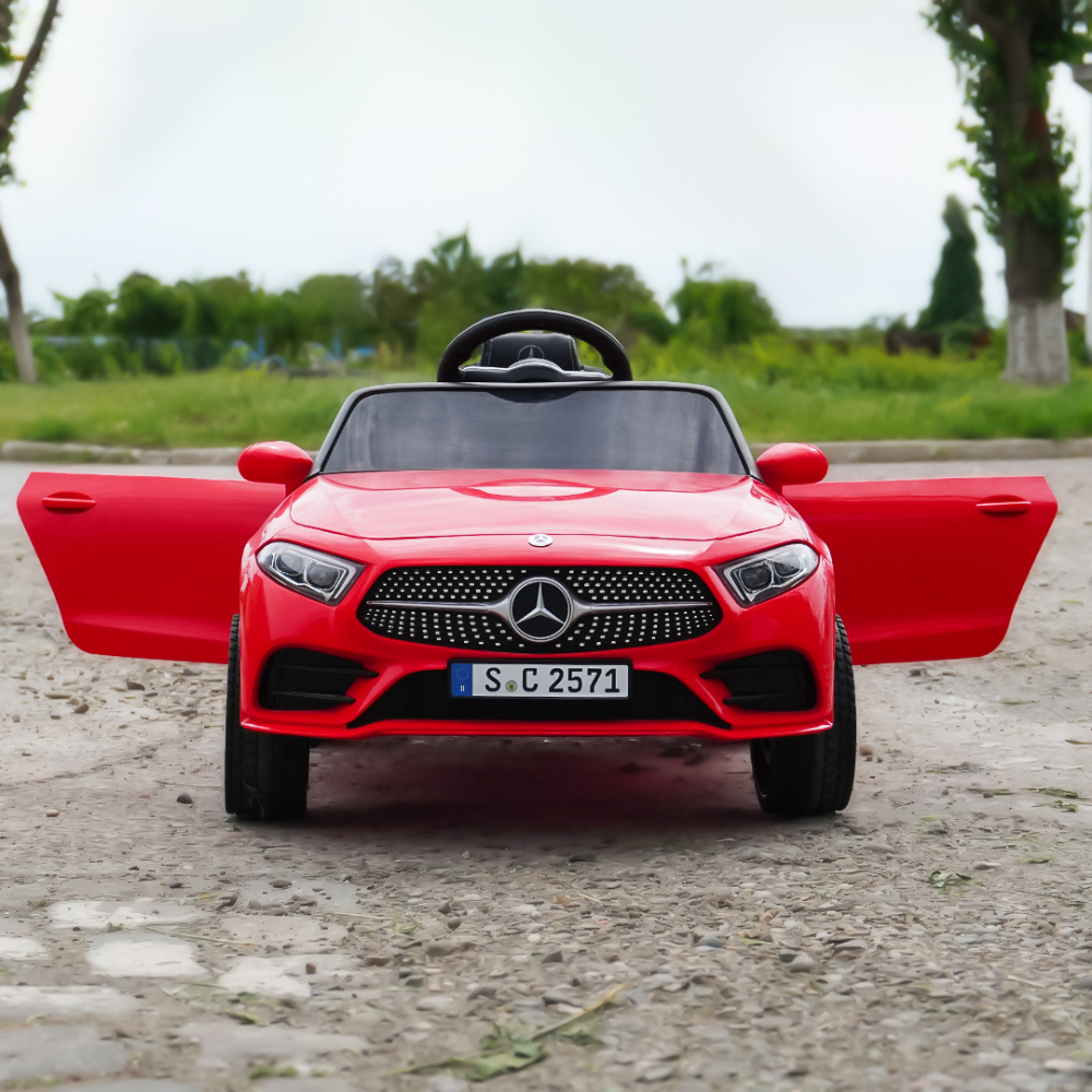 Children's licensed ride on car Mercedes CLS350, 50W, 12V, PREMIUM, red [11]