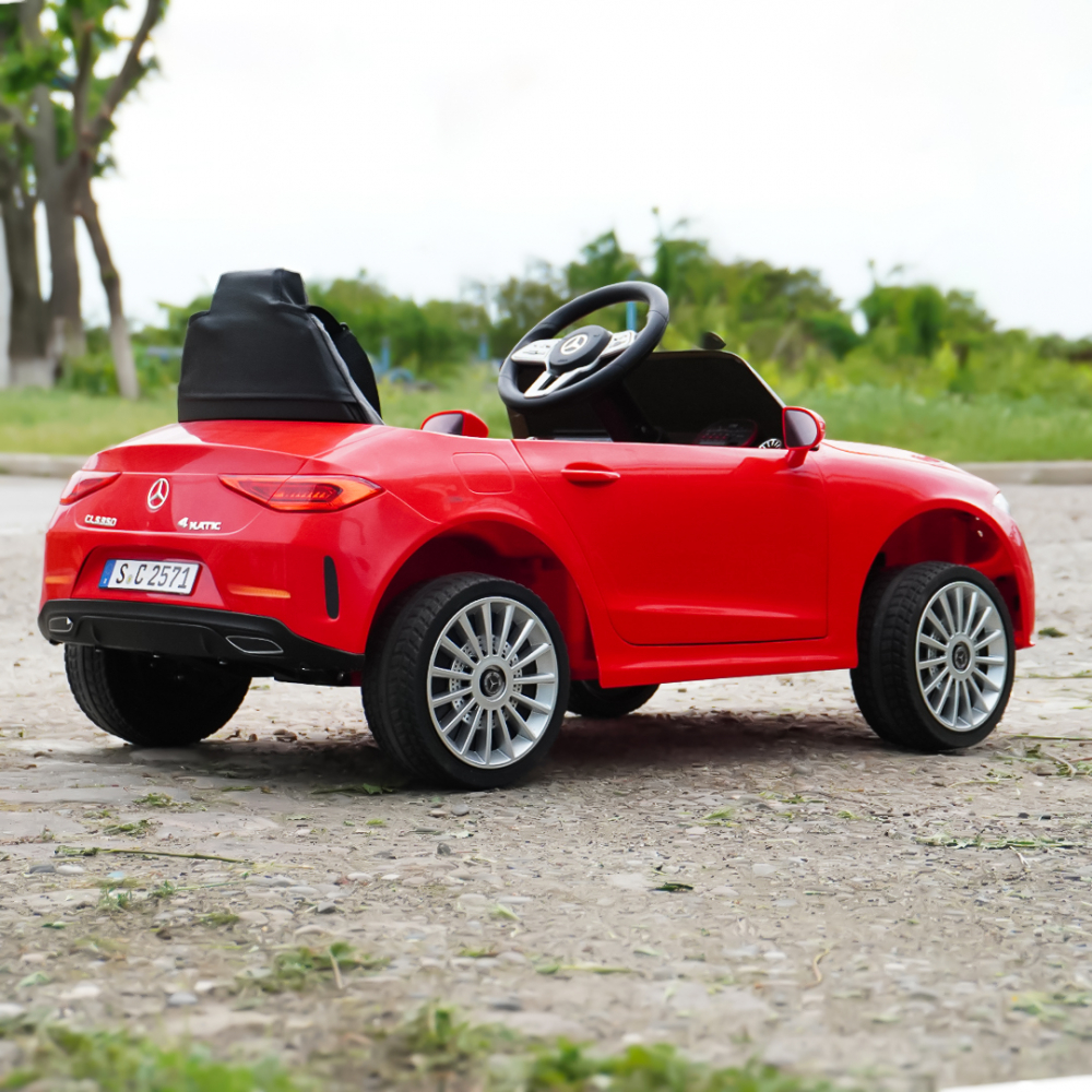 Children's licensed ride on car Mercedes CLS350, 50W, 12V, PREMIUM, red [8]