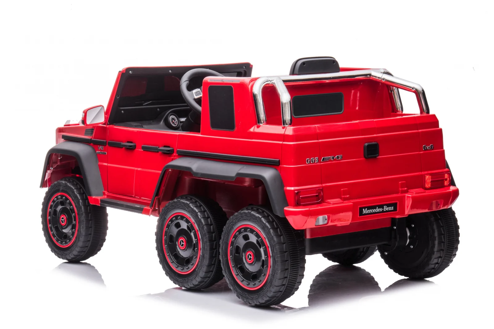 Licensed ride-on car for children Mercedes G63 6x6, 400W, 24V, premium, red [22]