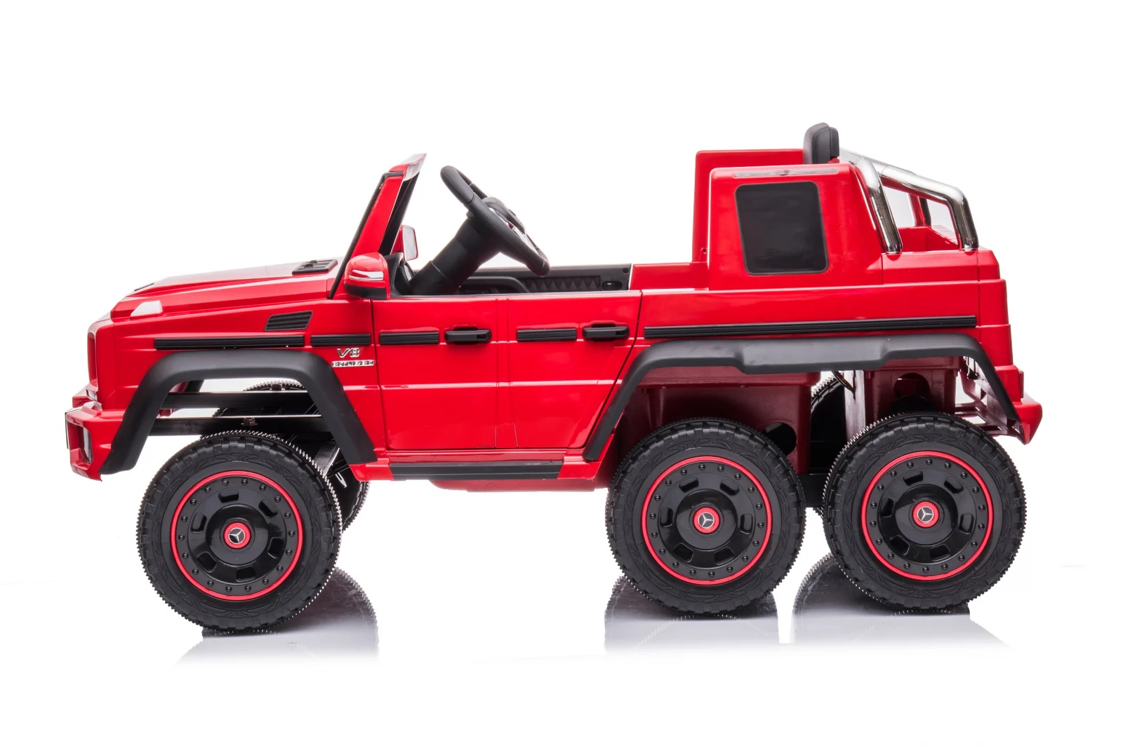 Licensed ride-on car for children Mercedes G63 6x6, 400W, 24V, premium, red [26]