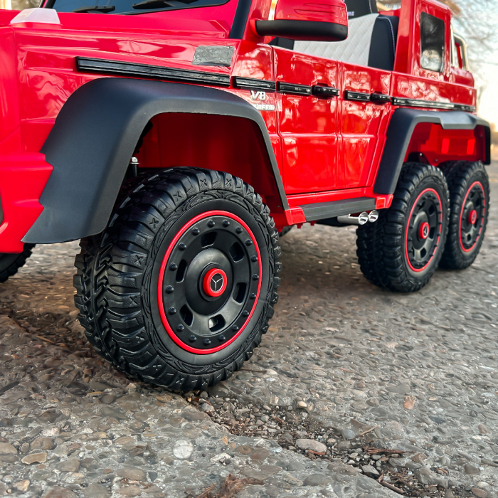 Licensed ride-on car for children Mercedes G63 6x6, 400W, 24V, premium, red [19]