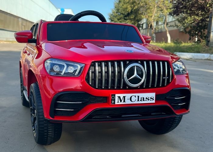 Masinuta electrica copii Mercedes M-class, 4x4, 140W, 12V-10Ah, premium, rosie [2]