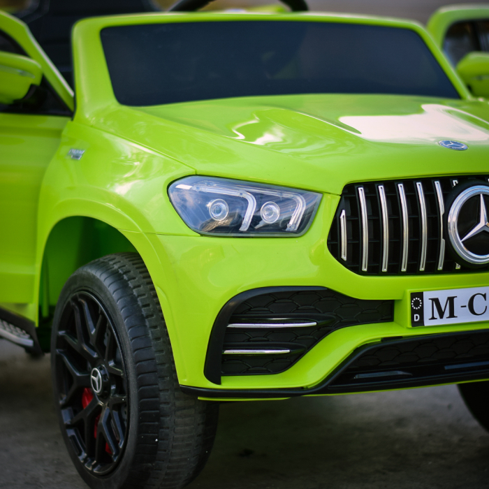 Licensed ride on car for children Mercedes M-class, 4x4, 140W, 12V-10Ah, premium, green [9]