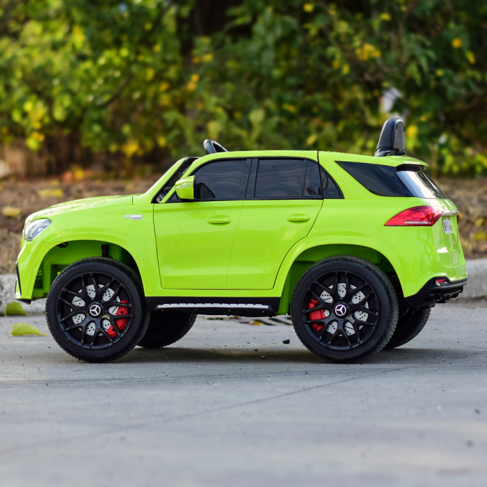 Licensed ride on car for children Mercedes M-class, 4x4, 140W, 12V-10Ah, premium, green [6]