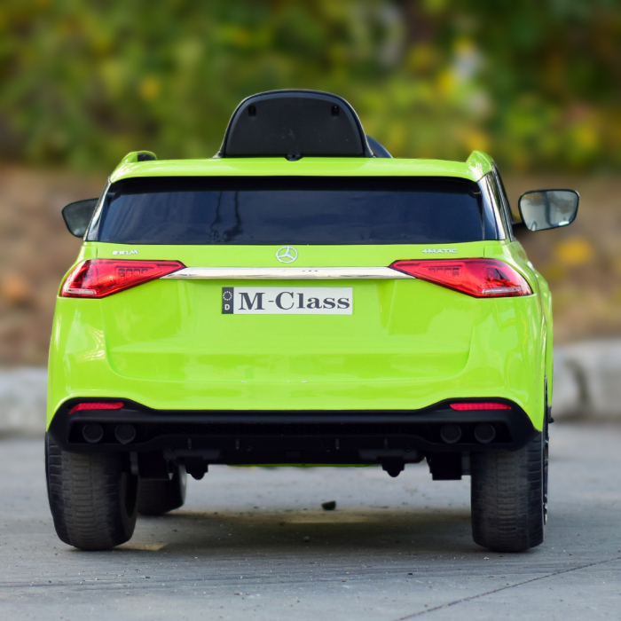 Licensed ride on car for children Mercedes M-class, 4x4, 140W, 12V-10Ah, premium, green [7]