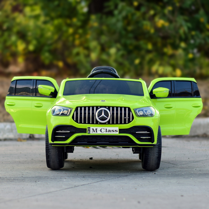 Licensed ride on car for children Mercedes M-class, 4x4, 140W, 12V-10Ah, premium, green [4]