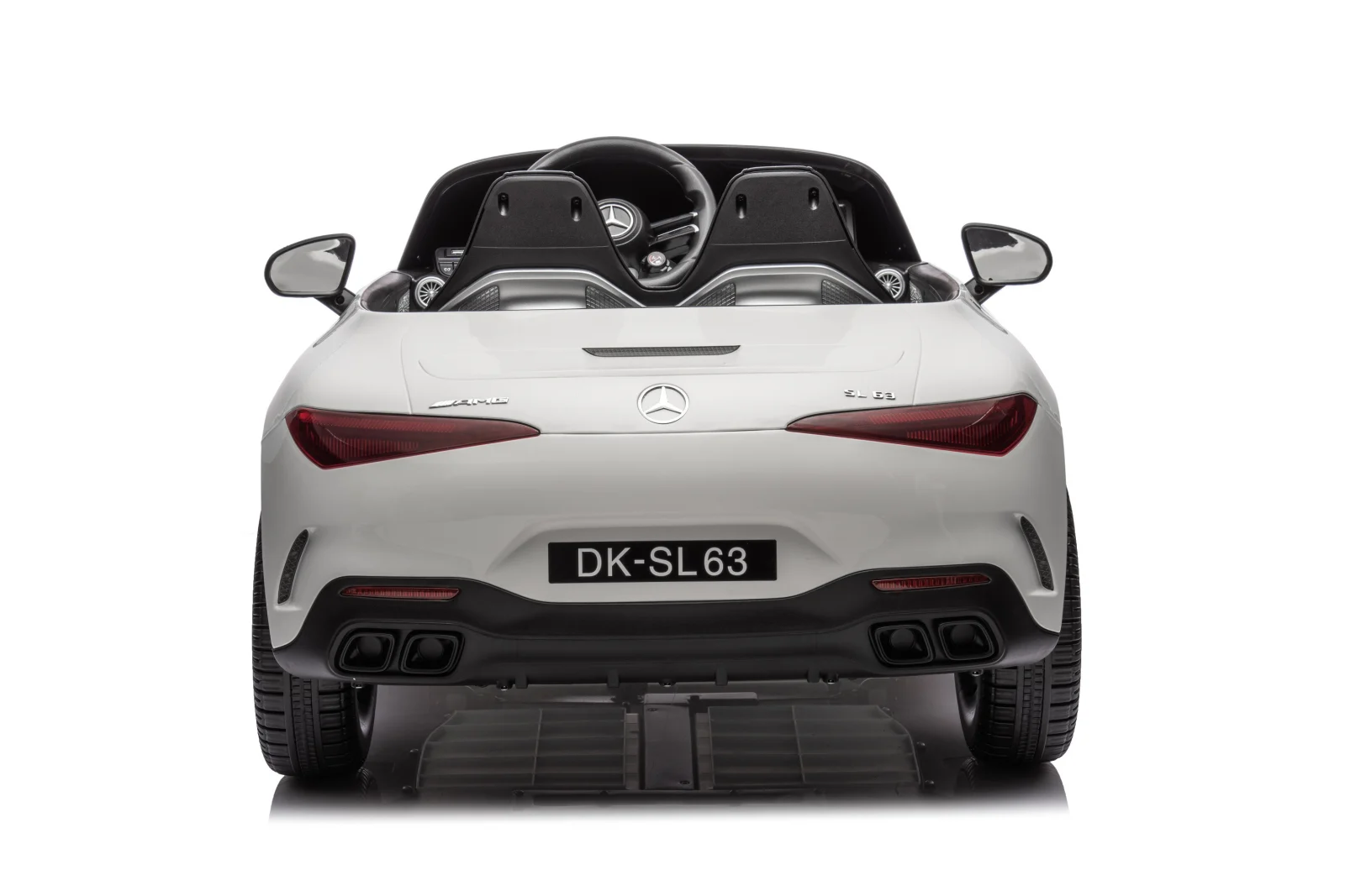 Masinuta electrica copii Mercedes SL63, 160W, 12V 10Ah, bluetooth, premium, alba [12]
