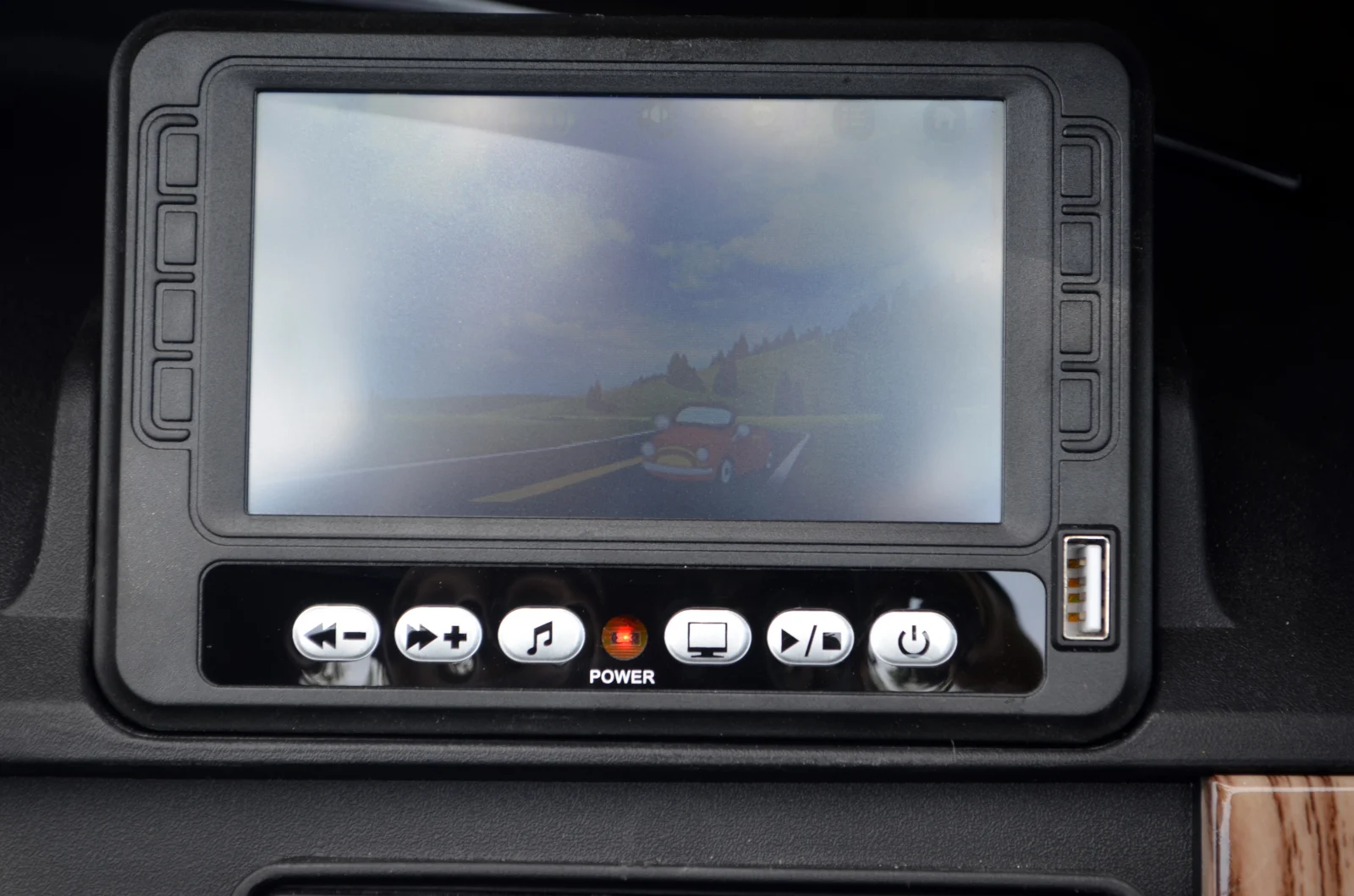 Masinuta electrica copii Range Rover Vogue HSE, 4x4, 180W, echipare DELUXE, player MP4, neagra [7]