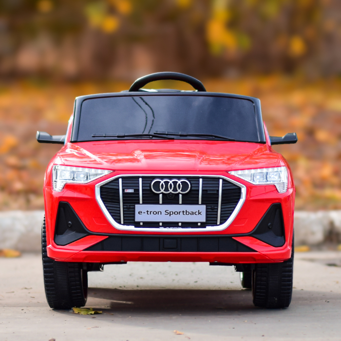 Electric licensed ride-on car for children Audi E-tron Sportback, Premium, red [6]